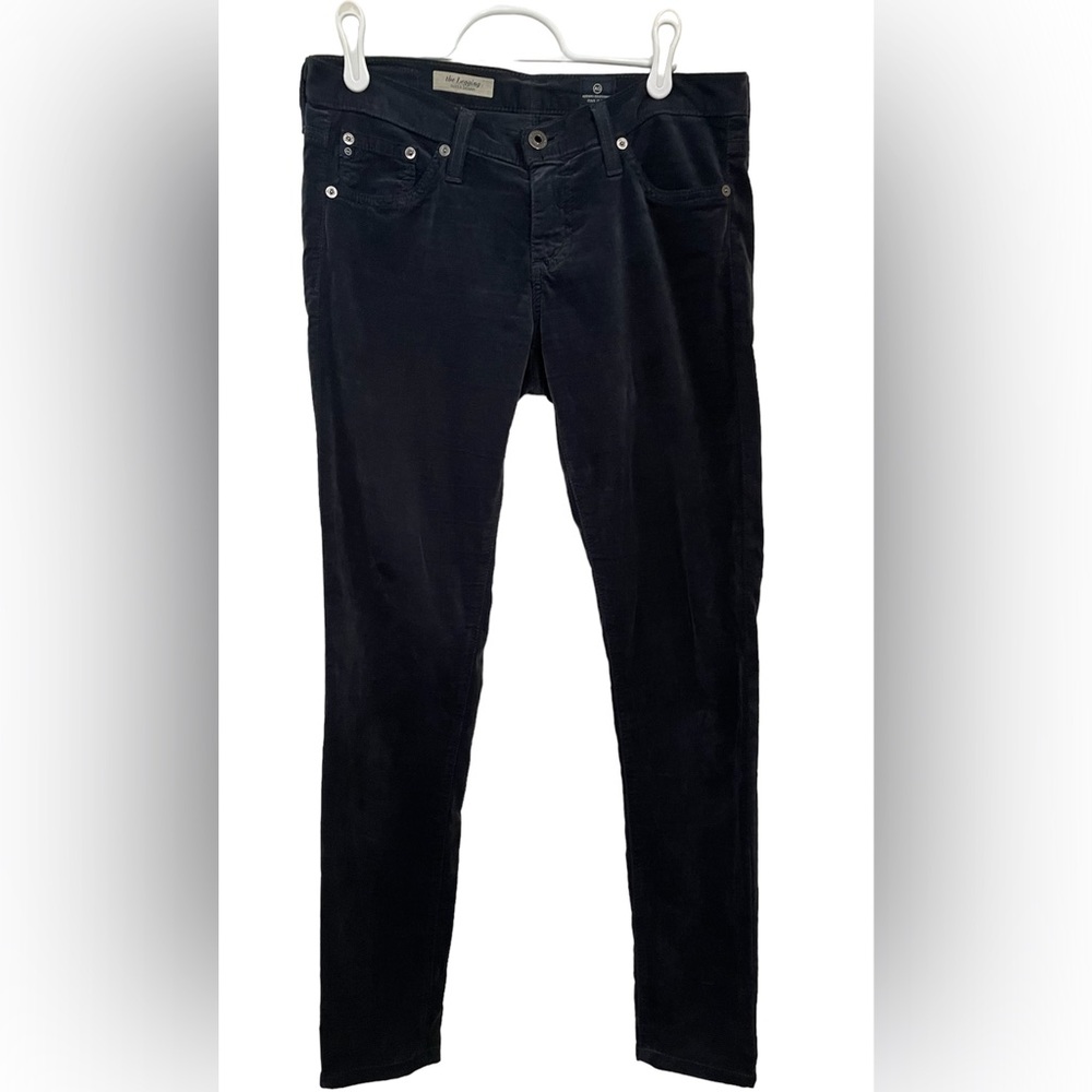 AG Adriano Goldschmied The Legging Super Skinny Velvet Jeans/Leggings